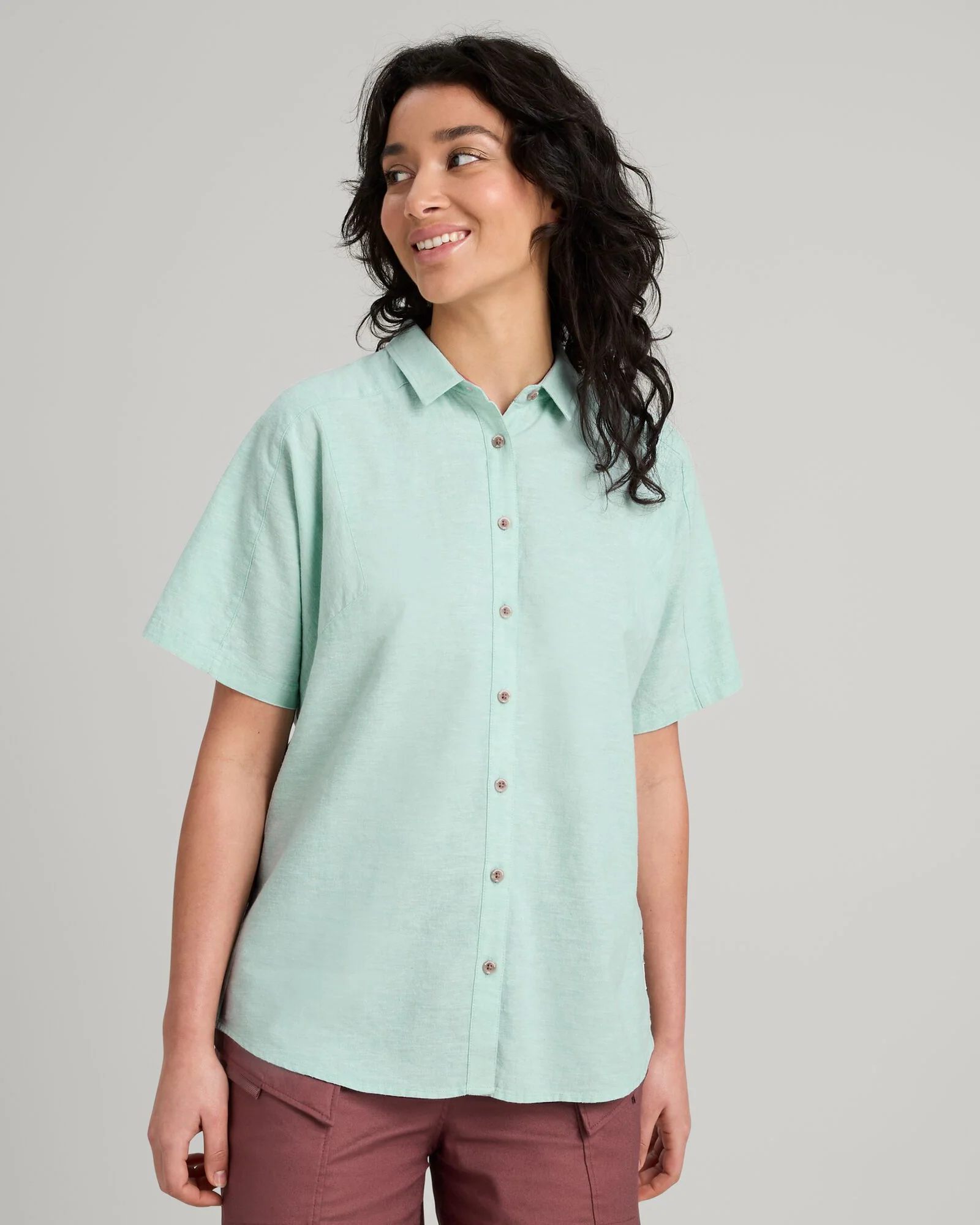 Chemise à manches courtes Flaxton v3 pour femme - Splash Chambray