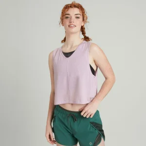 Débardeur femme WELL.DER.NESS Go - Violet Champ de lupin