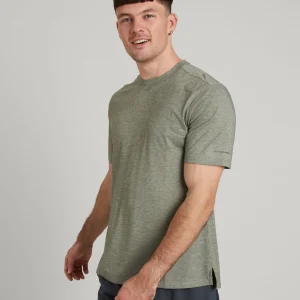 T-shirt à manches courtes WELL.DER.NESS Go pour homme - Vert Hêtre