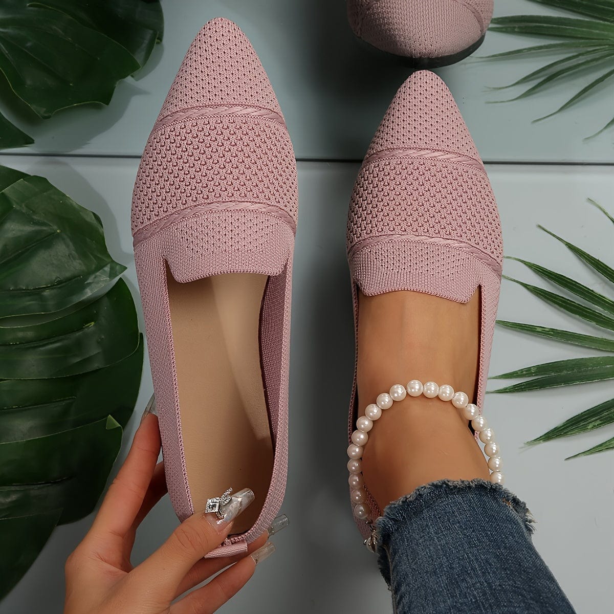 Sandra|Ballerines plates minimalistes unies pour femmes – Image 7