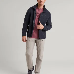 Veste polaire Baffin Island pour homme - Bleu Météore