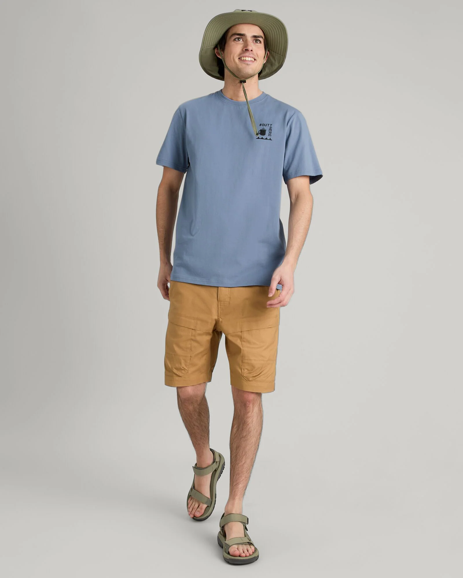 T-shirt en coton pour homme Camp Vibes – Au crépuscule – Image 2