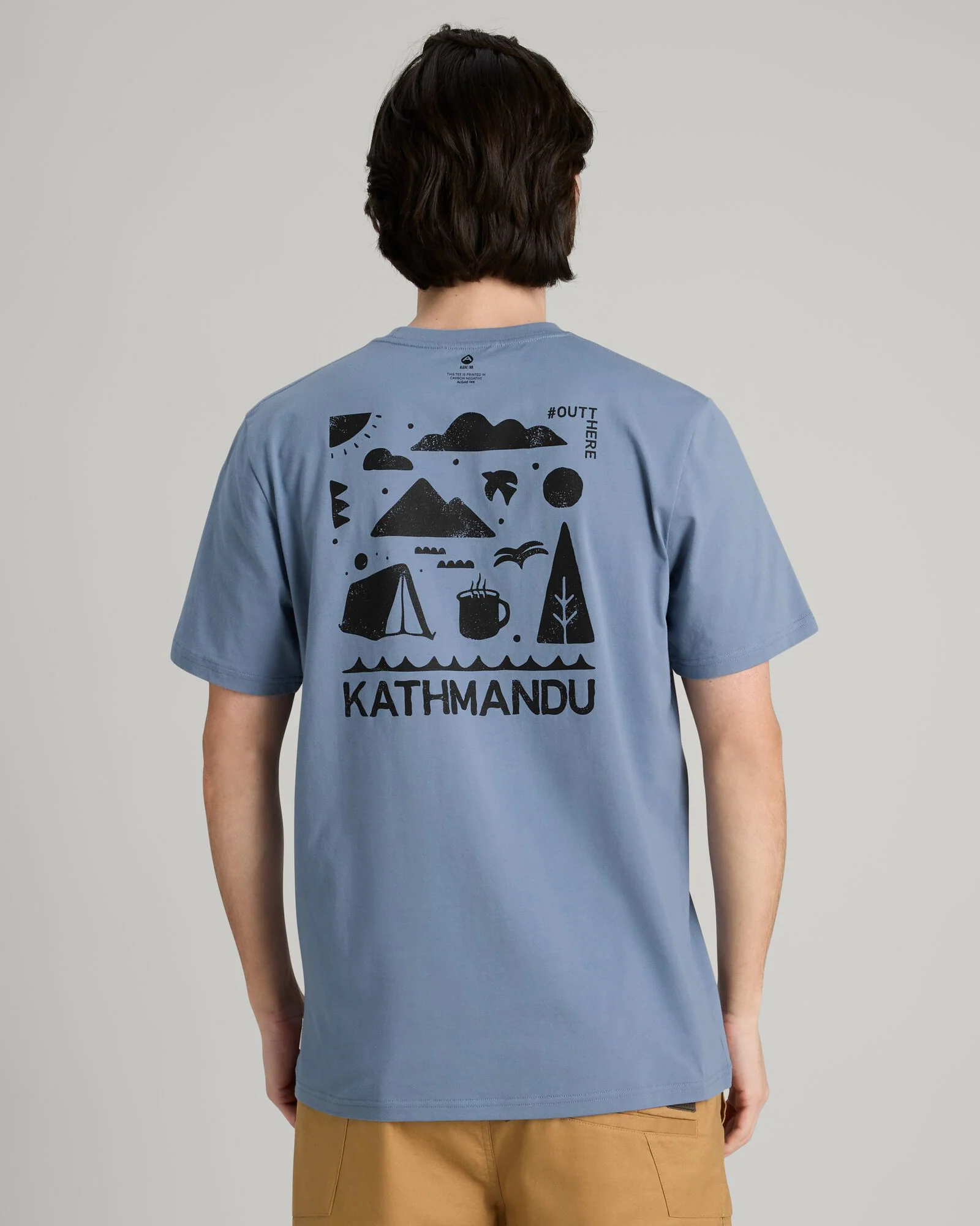 T-shirt en coton pour homme Camp Vibes – Au crépuscule – Image 4