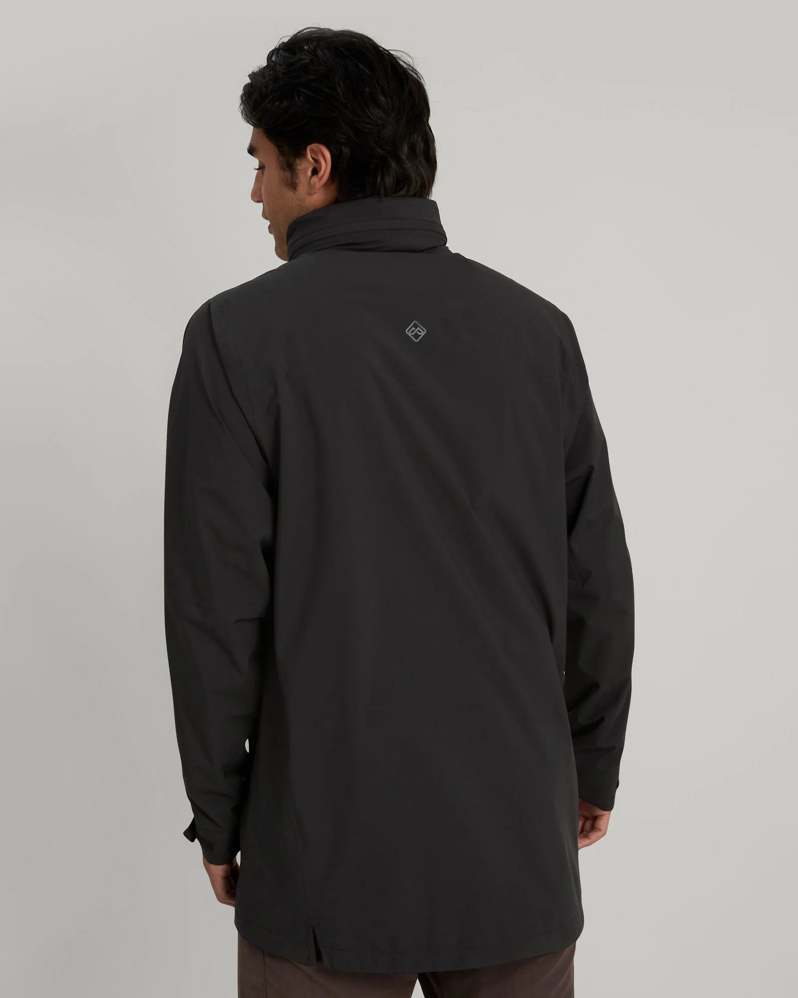 Parka de pluie Trailhead Stretch 2,5 couches pour homme – Noir Raie Manta – Image 5