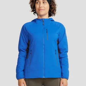 Veste à capuche Seeker PrimaLoft® Active pour femme - Bleu Peak