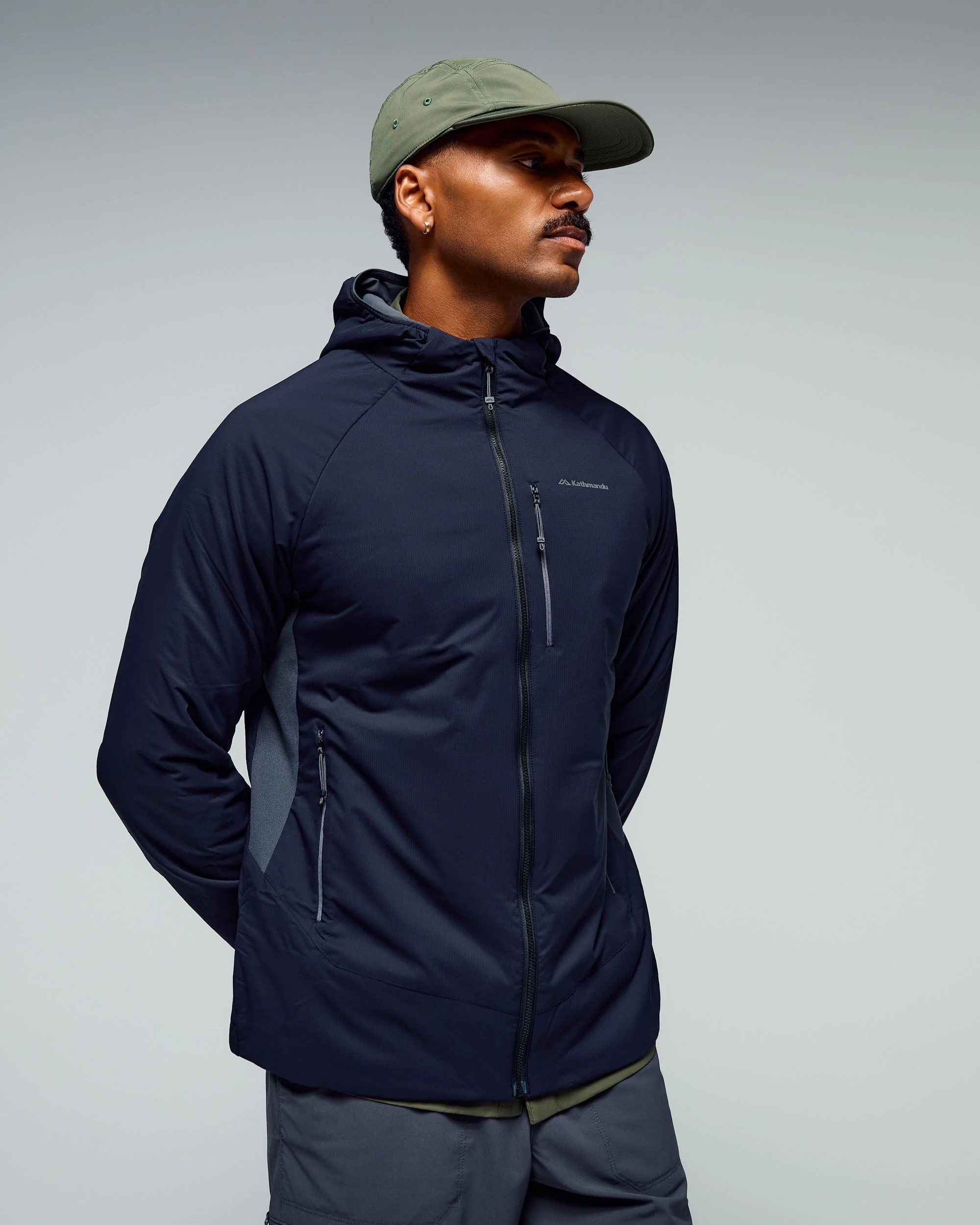 Veste à capuche Seeker PrimaLoft® Active pour homme - Black Stingray – Image 2