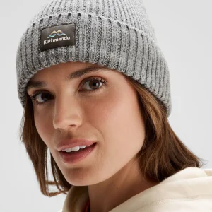 Bonnet Badge Kathmandu - Gris clair chiné