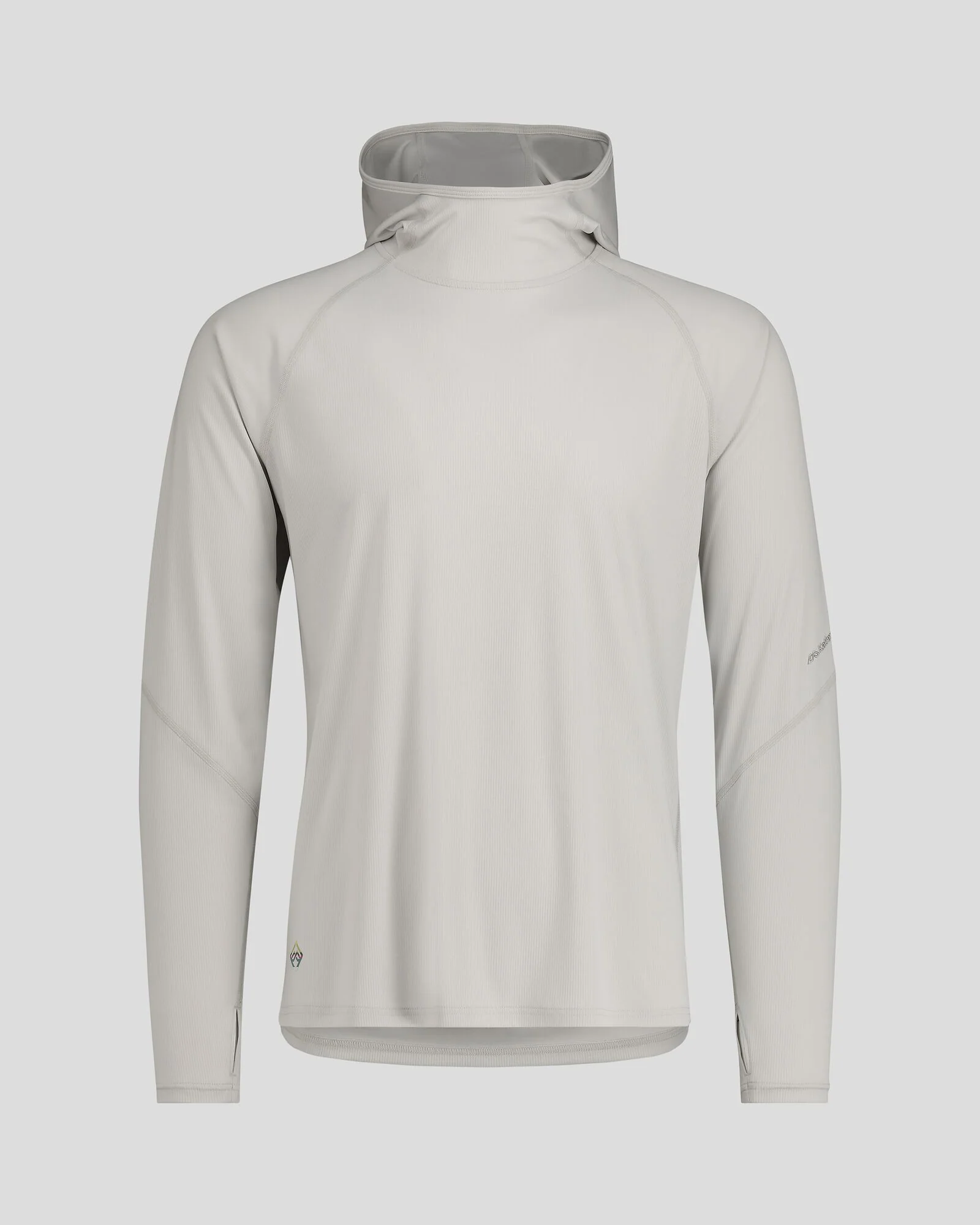 Haut à capuche SUN-Stopper LT pour homme - Gris Brume – Image 4