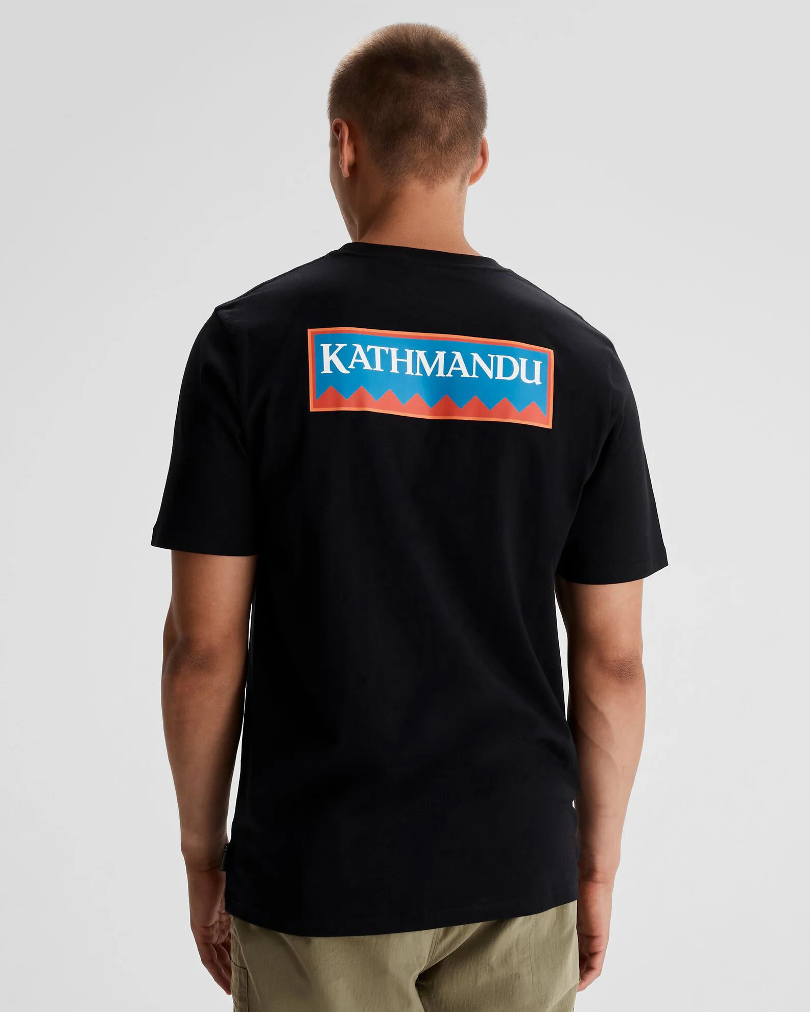 T-shirt en coton biologique Heritage pour homme - Noir – Image 3