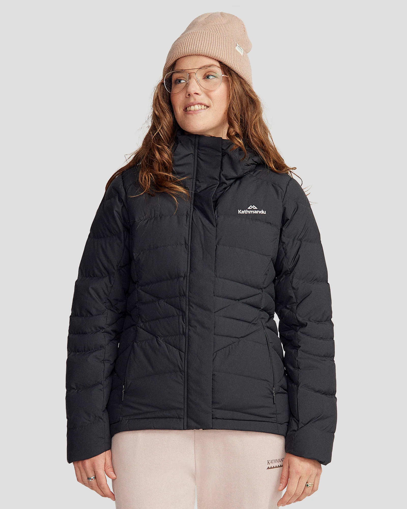 Doudoune à capuche Winterburn pour femme - Noir