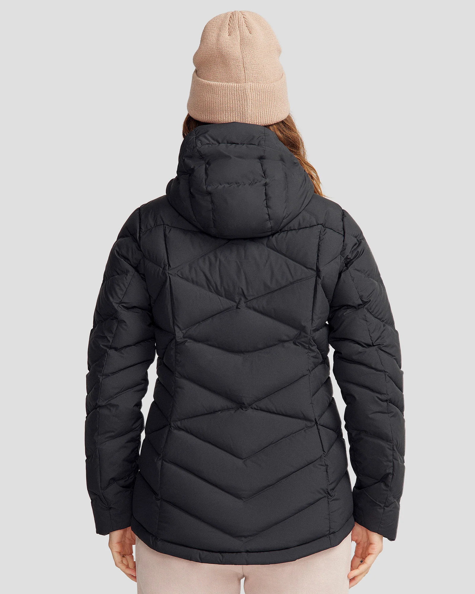 Doudoune à capuche Winterburn pour femme - Noir – Image 4