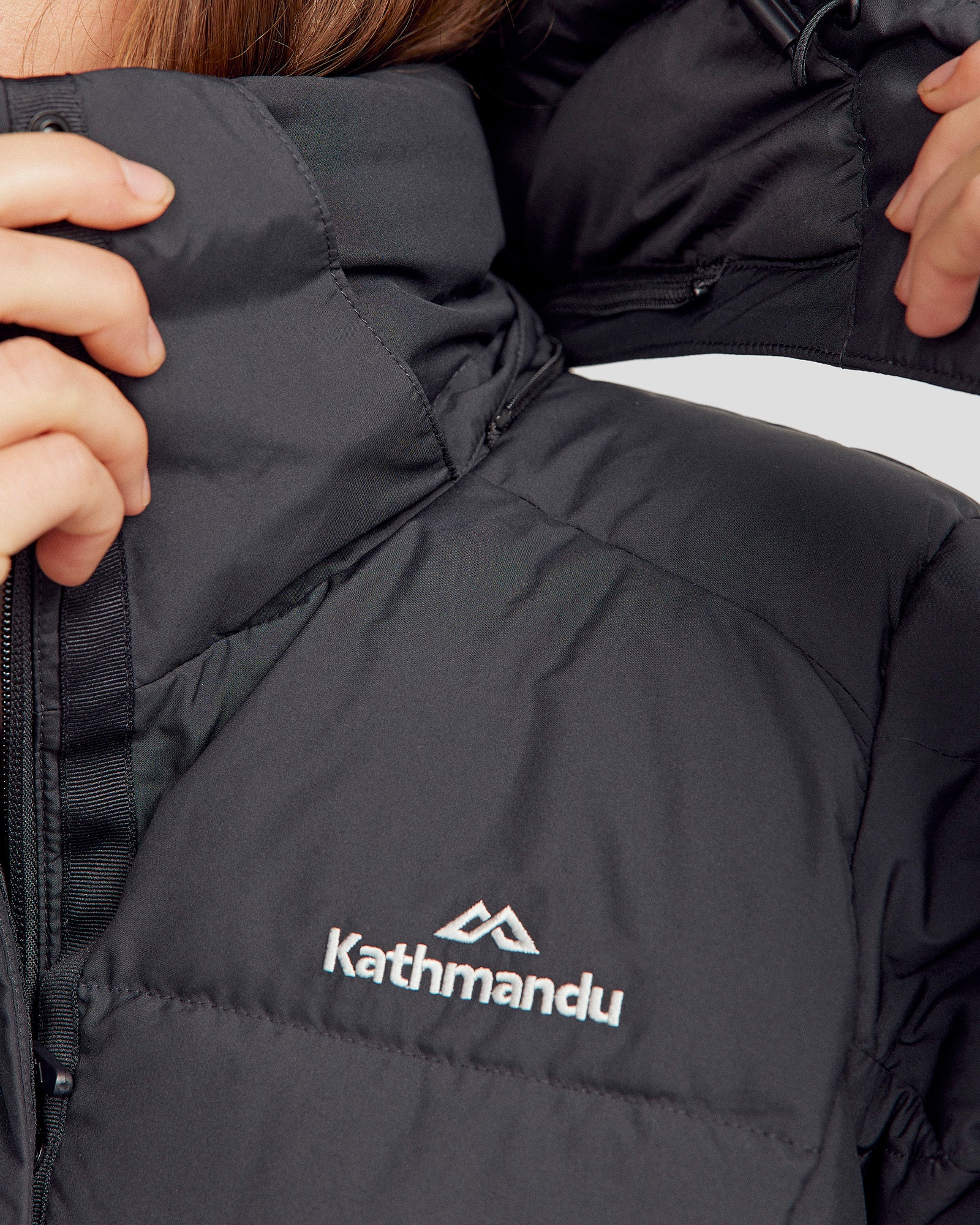 Doudoune à capuche Winterburn pour femme - Noir – Image 6