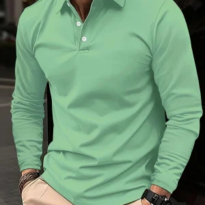 Théo｜ Polo à manches longues pour hommes