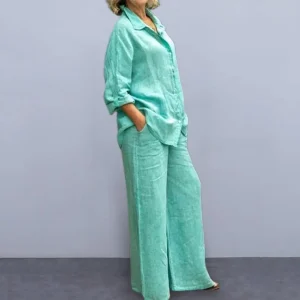 Barbara | Ensemble Chemise et Pantalon Printemps/Été