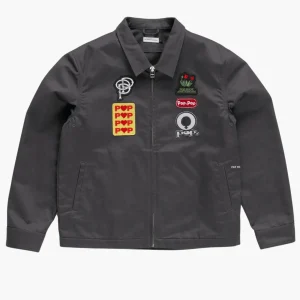 POP FULL ZIP WORKER JACKET ANTHRACITE