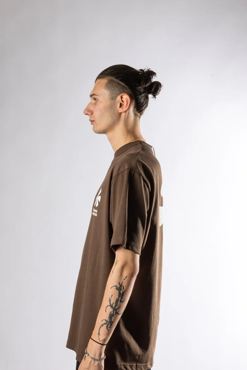 Ananse Adinkra Tee - Brown – Image 4