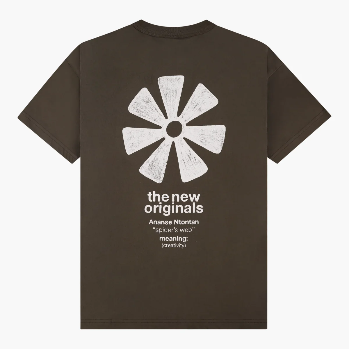 Ananse Adinkra Tee - Brown – Image 2